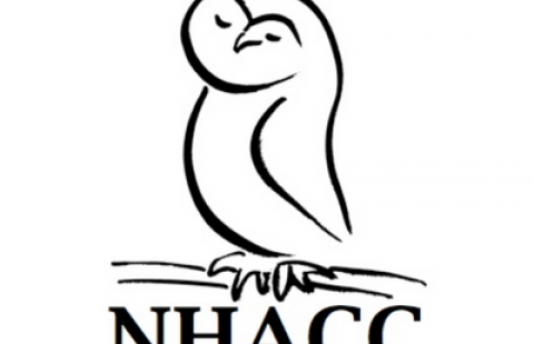 NH Association of Conservation Commissions logo with an owl