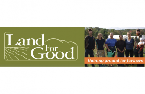 Land for Good's logo and banner
