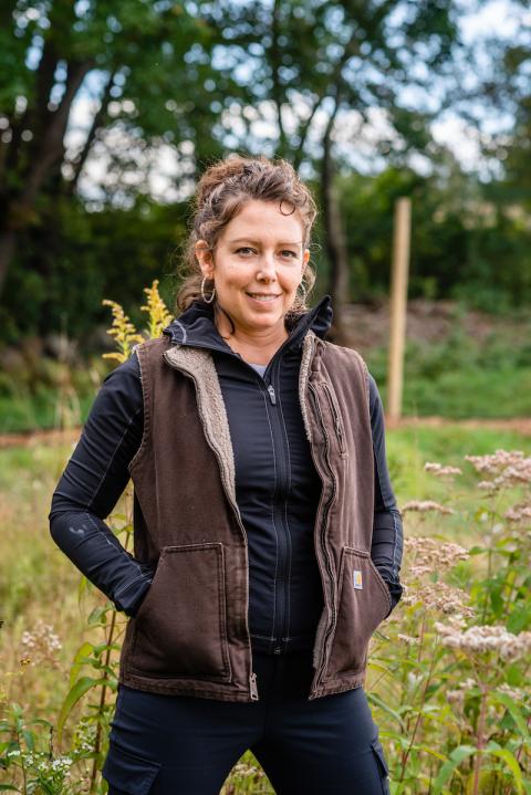 Lauren Judd, Executive Director, of Cornucopia Project, an educational farm in Peterborough New Hampshire