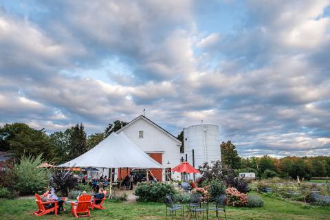 Throwback Brewery is farm, brewery, and restaurant in North Hampton, New Hampshire.