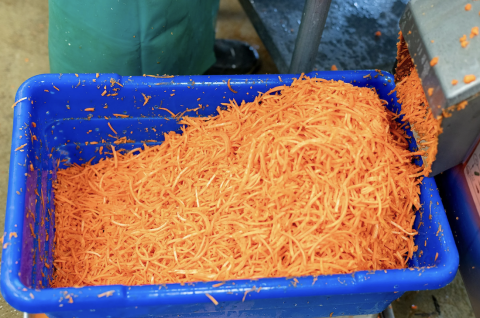 just cut center for an agricultural economy shredded carrots