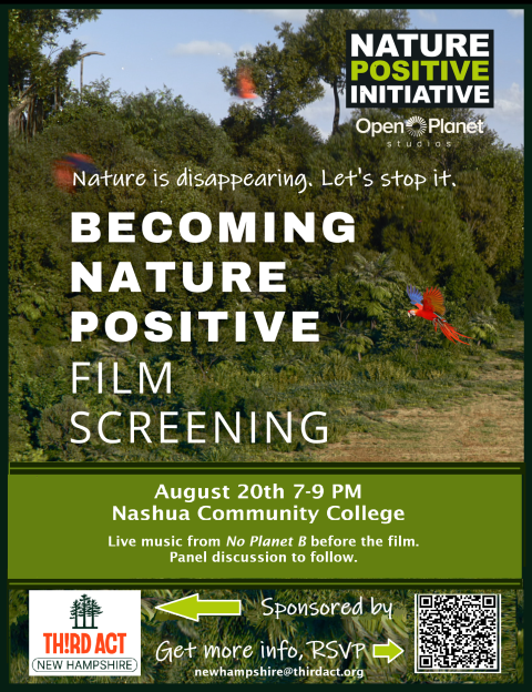 Becoming Nature Positive 2026 Screening Poster.
